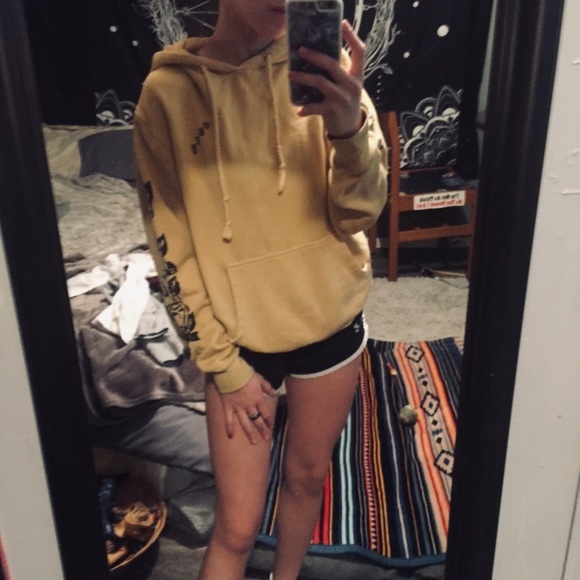 Obey Jackets & Blazers - Yellow OBEY Hoodie